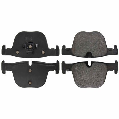 Centric Parts Disc Brake Pad Set Posi Quiet Semi-Metallic with Hardware for BMW 328i 2016, 330i 2019-2017, 335i 2015-2012, 340i 2018-2016, 428i 2014-2016 104.16100