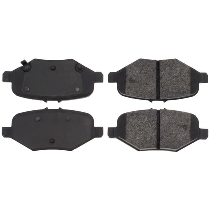 Centric Parts Disc Brake Pad Set Semi-Metallic Posi Quiet for 2013-2019 Ford Explorer, Flex, Police Interceptor, Taurus, Lincoln MKS 104.16120