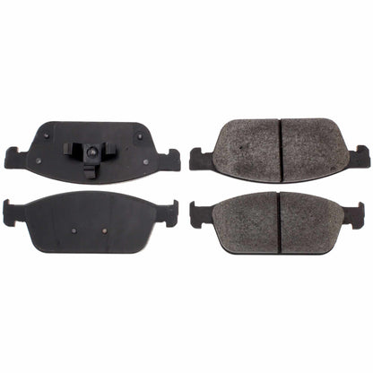 Centric Parts Disc Brake Pad Set Posi Quiet Semi-Metallic with Hardware for Ford Escape 2019-2013 Focus 2018-2013 Transit Connect 2022-2014 Lincoln MKC 2019-2015 104.16450