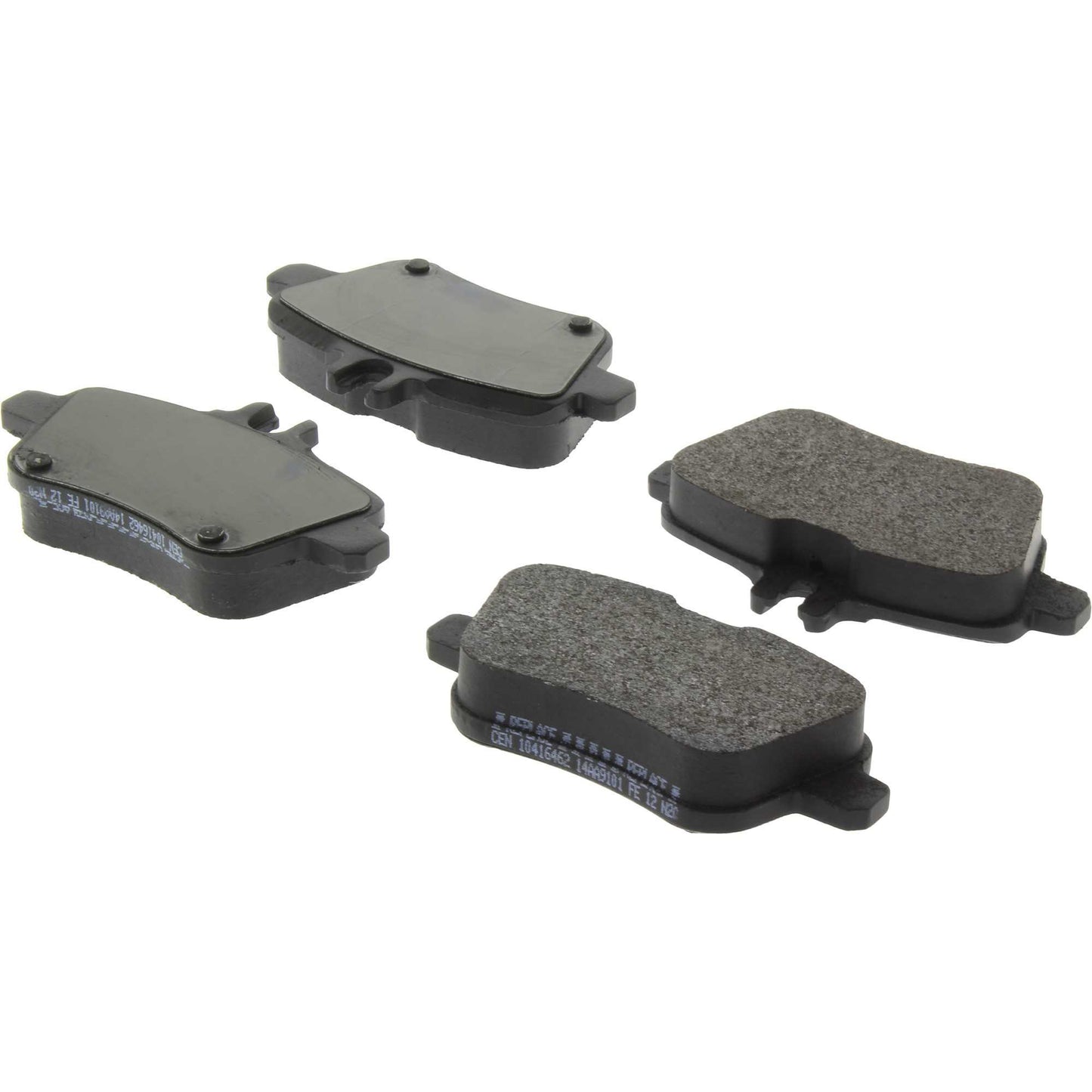 Centric Parts Disc Brake Pad Set Semi-Metallic with Posi Quiet for 2014-2019 Mercedes-Benz CLA250 2015-2020 GLA250 104.16462