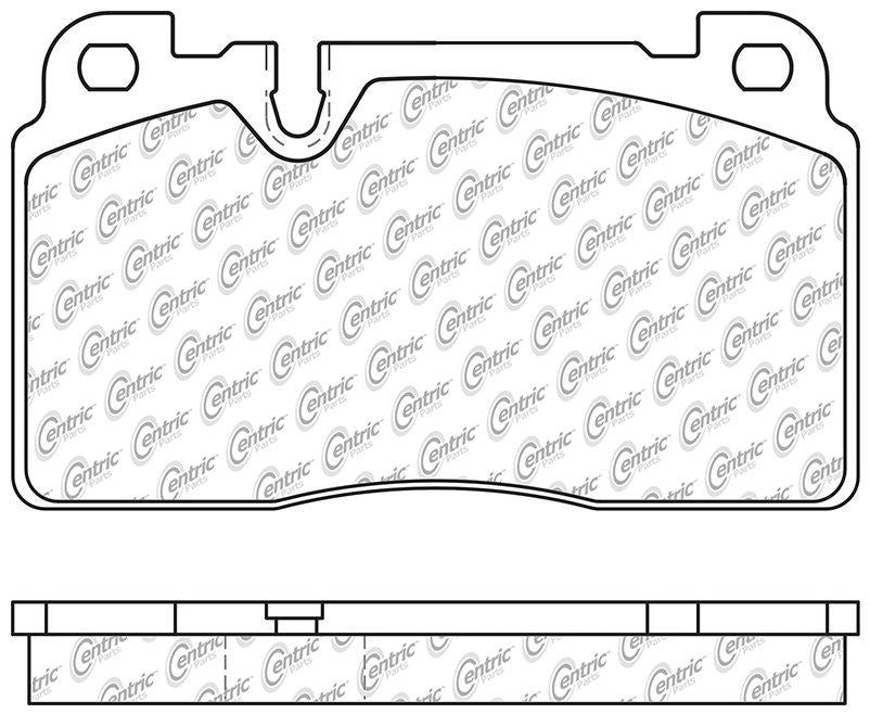 Centric Parts Disc Brake Pad Set Semi-Metallic Posi Quiet for Audi A6 2017-2018, Audi A6 Quattro 2016-2019, Audi A7 Quattro 2018, BMW Q5 2013-2017, Porsche Macan 2015-2020 104.16630