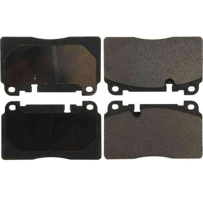 Centric Parts Disc Brake Pad Set Semi-Metallic Posi Quiet for Audi A6 2017-2018, Audi A6 Quattro 2016-2019, Audi A7 Quattro 2018, BMW Q5 2013-2017, Porsche Macan 2015-2020 104.16630