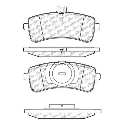 Centric Parts Disc Brake Pad Set 104.16690