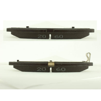 Centric Parts Disc Brake Pad Set Semi-Metallic Posi Quiet 104.16780