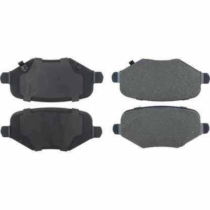 Centric Parts Disc Brake Pad Set Semi-Metallic with Posi Quiet for 2012-2016 Chrysler Town & Country Dodge Grand Caravan Journey Ram C/V Volkswagen Routan 104.17190