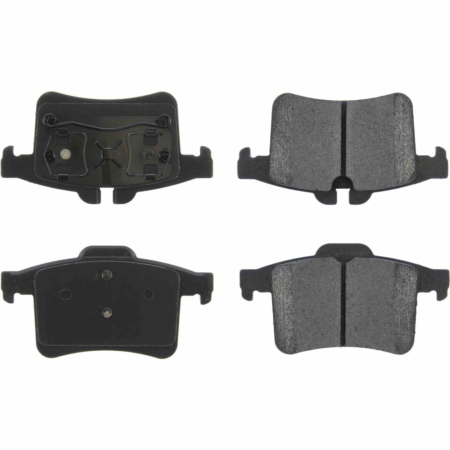 Centric Parts Disc Brake Pad Set Semi-Metallic with Posi Quiet for 2010-2015 Jaguar XKR XKR-S 104.17470