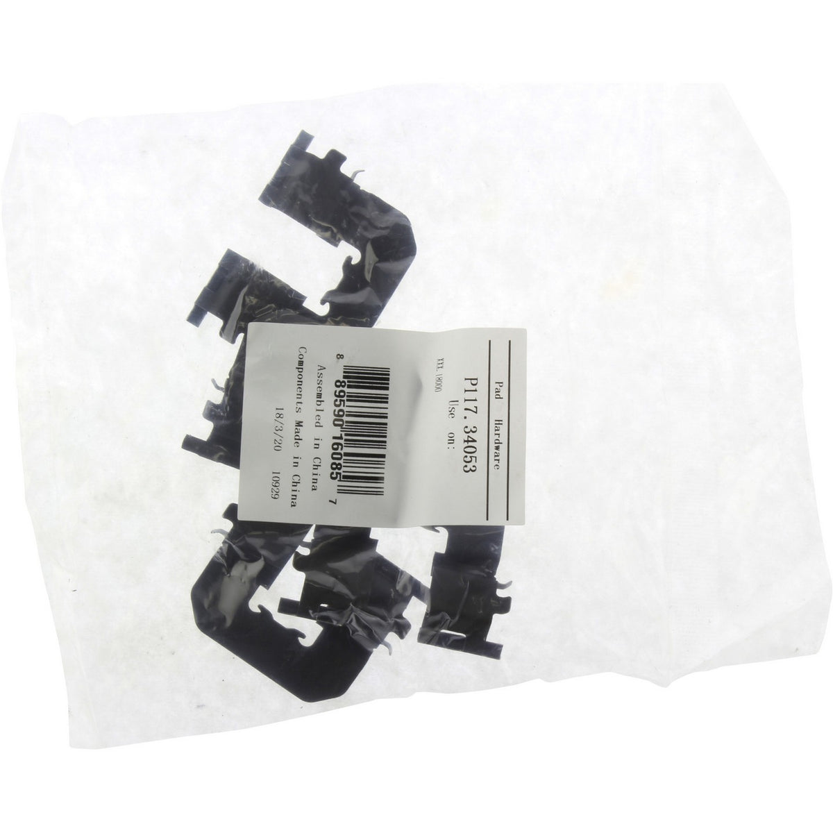 Centric Parts Disc Brake Pad Set Semi-Metallic with Posi Quiet for 2014-2019 Mini Cooper 104.18000