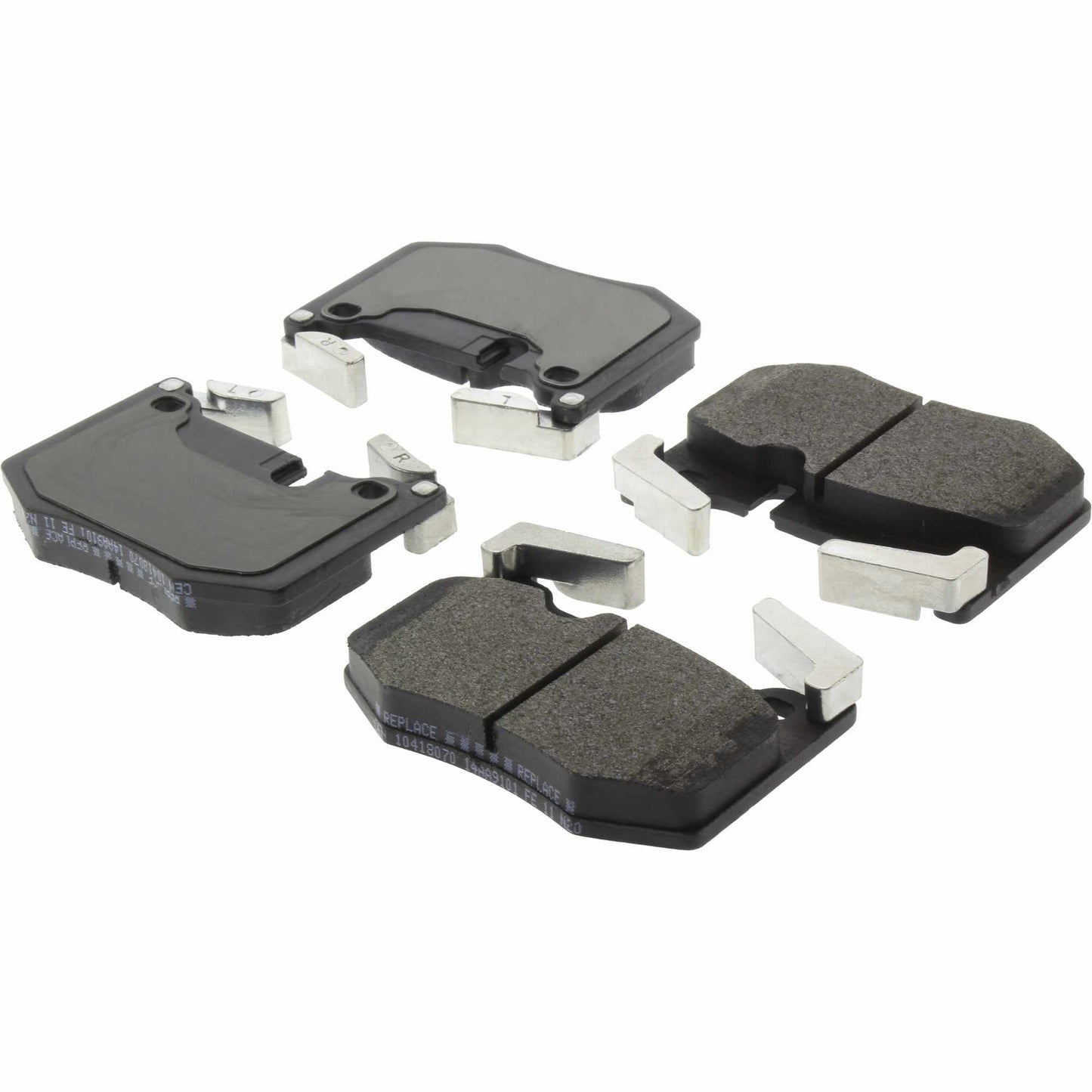 Centric Parts Disc Brake Pad Set Posi Quiet Semi-Metallic with Noise Reduction for 2016-2020 Lexus GS350/GS F RC F 104.18070