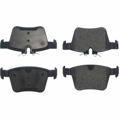 Centric Parts Disc Brake Pad Set Semi-Metallic with Posi Quiet for 2022-2018 Jaguar E-Pace/F-Pace, 2021-2016 XE/XF, 2020-2015 Land Rover Discovery Sport, 2020-2016 Range Rover Evoque/Velar, 2022-2021 Polestar 2, 2020-2019 Volvo S60/S90 104.18210