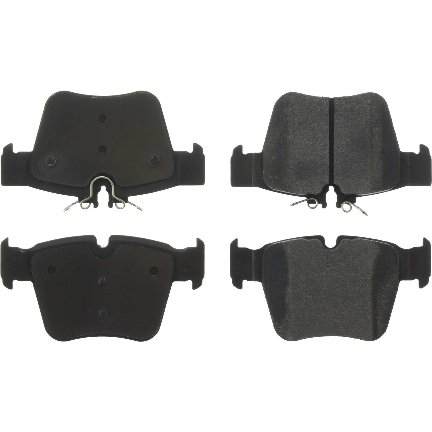 Centric Parts Disc Brake Pad Set with Posi Quiet for 100% Scorched, 100% Shimmed – 104.18720
