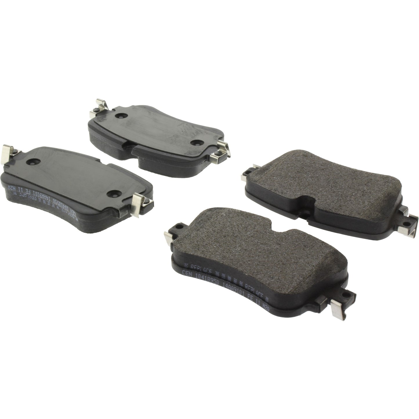 Centric Parts Disc Brake Pad Set Posi Quiet Semi-Metallic with Noise Reduction for 2016-2020 Audi A8 Quattro e-tron Q7 Q8 S6 104.18950