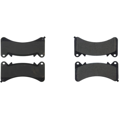 Centric Parts Disc Brake Pad Set Posi Quiet with 100% Shimmed and Scorched for Daily Driving 104.19100