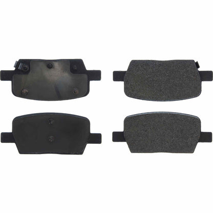 Centric Parts Disc Brake Pad Set Semi-Metallic with Posi Quiet for 2018-2020 Buick Enclave, Cadillac CT6 2016-2020, XT5 2017-2020, XT6 2020, Chevrolet Blazer 2019-2020, Camaro 2016-2022, Traverse 2018-2020, GMC Acadia 2017-2020 104.19140
