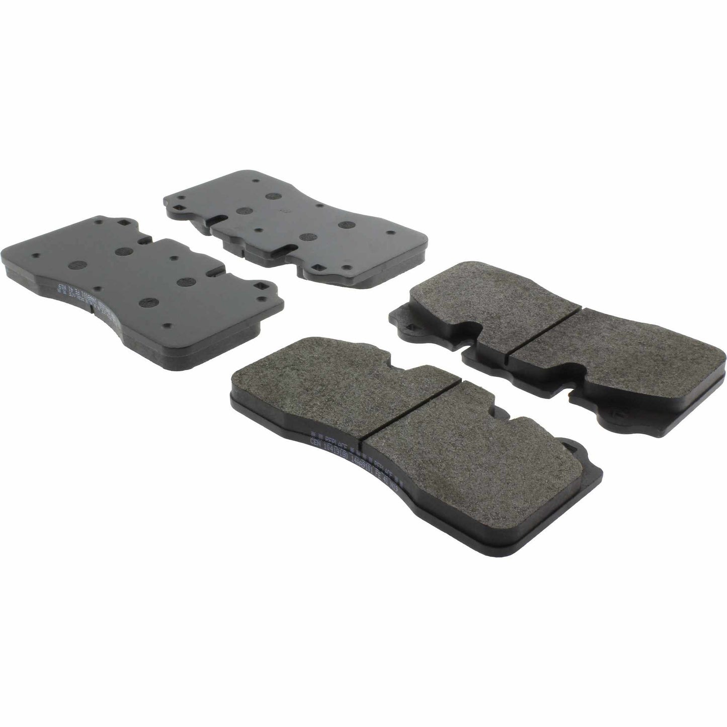 Centric Parts Disc Brake Pad Set Semi-Metallic with Posi Quiet for 2017-2019 Alfa Romeo Giulia Dodge Viper 104.19180
