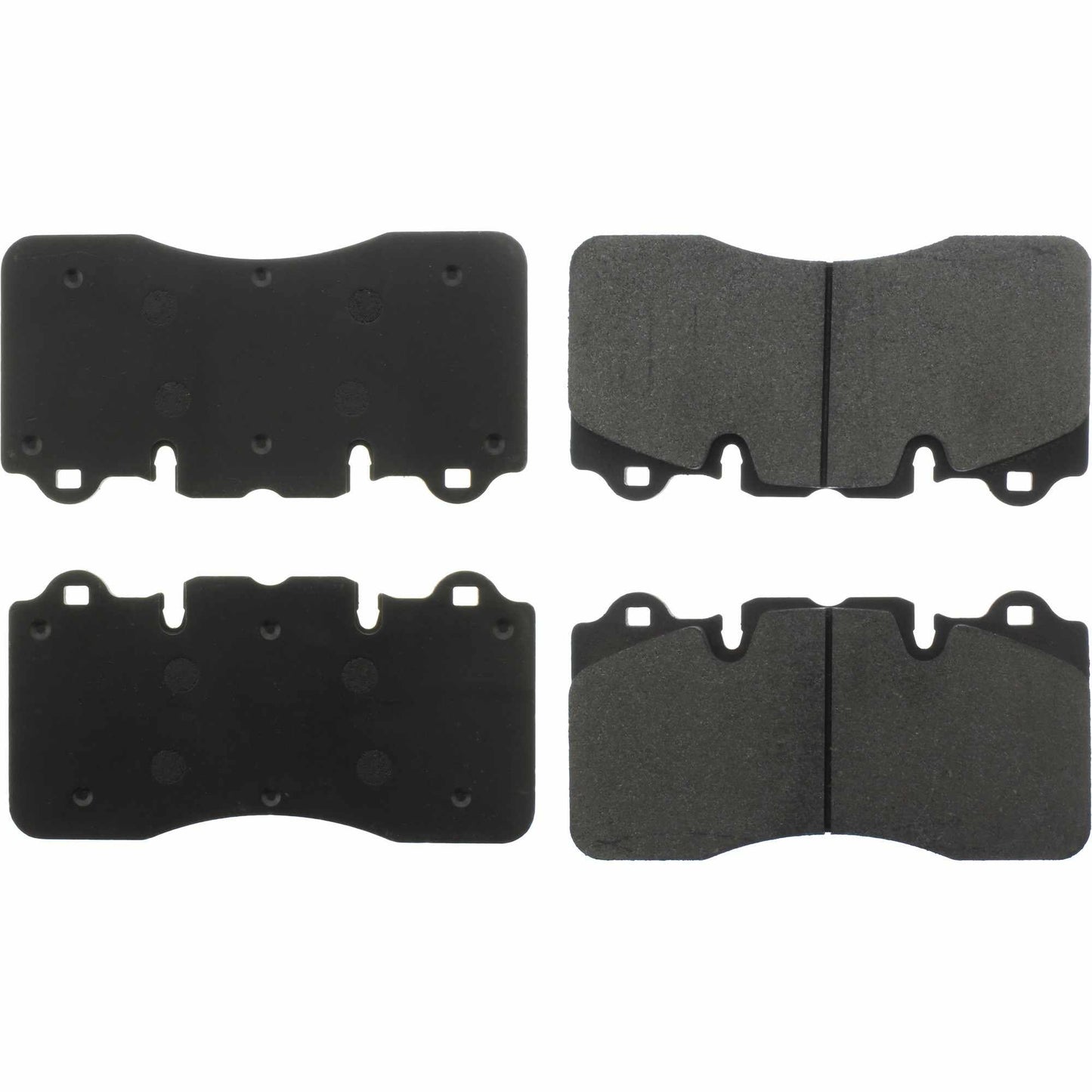 Centric Parts Disc Brake Pad Set Semi-Metallic with Posi Quiet for 2017-2019 Alfa Romeo Giulia Dodge Viper 104.19180