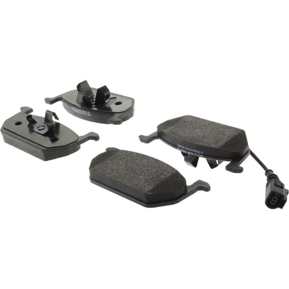 Centric Parts Disc Brake Pad Set Semi-Metallic with Posi Quiet for 2014-2018 Audi A3 Seat Leon Volkswagen Golf 104.19680