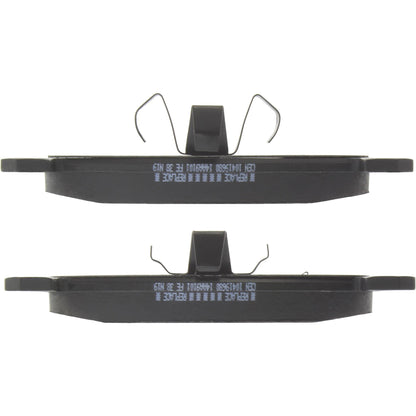 Centric Parts Disc Brake Pad Set Semi-Metallic with Posi Quiet for 2014-2018 Audi A3 Seat Leon Volkswagen Golf 104.19680