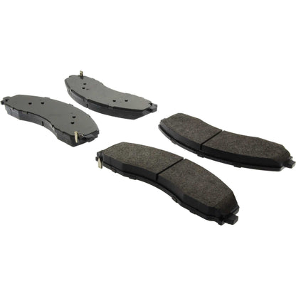 Centric Parts Disc Brake Pad Set Semi-Metallic with Posi Quiet for 2017-2022 Ford F-450 Super Duty, F-550 Super Duty 104.20180