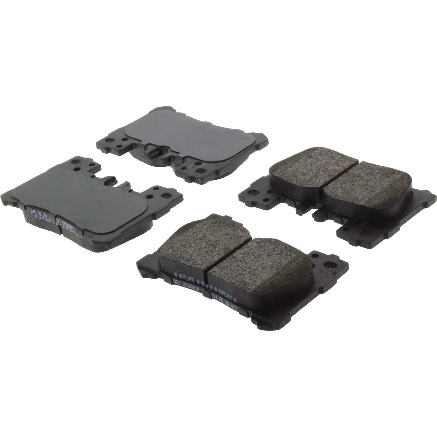 Centric Parts Disc Brake Pad Set Posi Quiet Semi-Metallic for 2018-2022 Lexus LC500/LC500h/LS500 104.60010