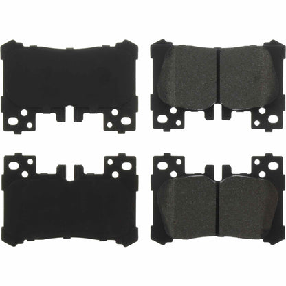 Centric Parts Disc Brake Pad Set Posi Quiet Semi-Metallic for 2018-2022 Lexus LC500/LC500h/LS500 104.60010