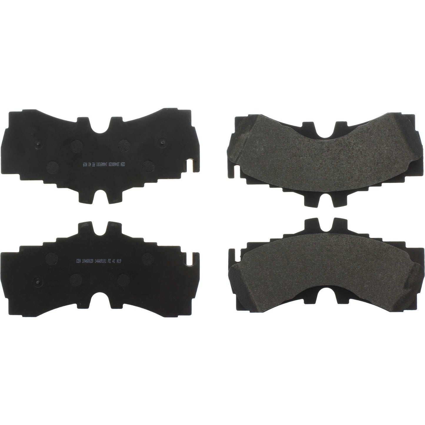 Centric Parts Disc Brake Pad Set Posi Quiet Semi-Metallic with Noise Reduction for 2018-2020 Lexus LC500 LC500h LS500 104.60020