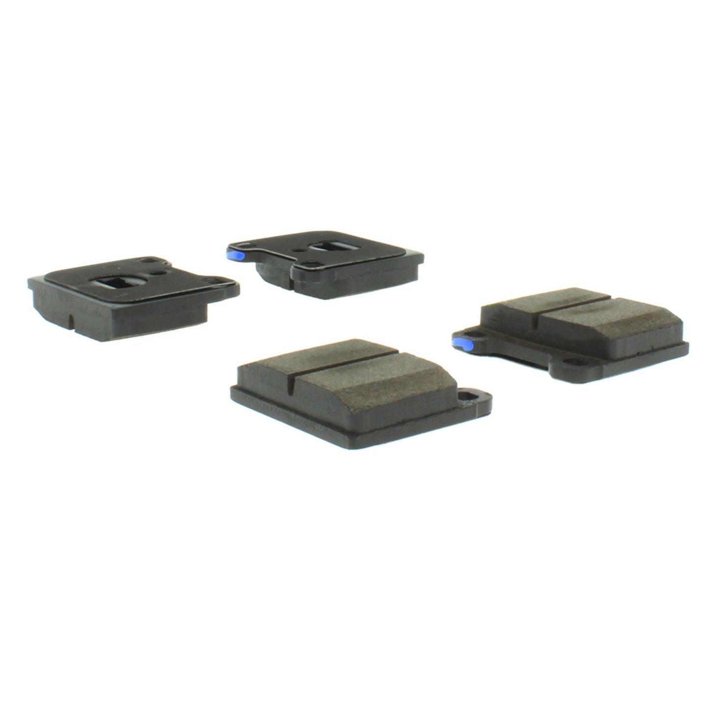 Centric Parts Disc Brake Pad Set Posi Quiet Ceramic with Shims for 1971-1980 Audi Fox Opel Deluxe Porsche 914 Volkswagen 411/412 Dasher Rabbit Scirocco 105.00960