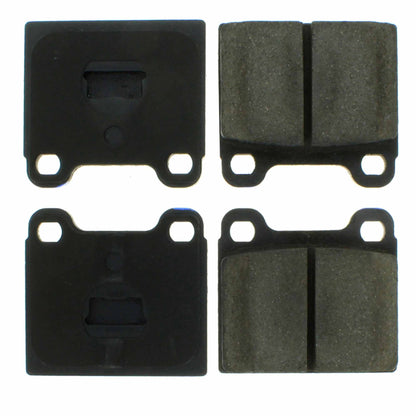 Centric Parts Disc Brake Pad Set Posi Quiet Ceramic with Shims for 1971-1980 Audi Fox Opel Deluxe Porsche 914 Volkswagen 411/412 Dasher Rabbit Scirocco 105.00960