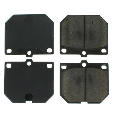Centric Parts Disc Brake Pad Set Posi Quiet Ceramic with Shims for 1980-2003 Nissan 200SX Toyota Corona 105.01140