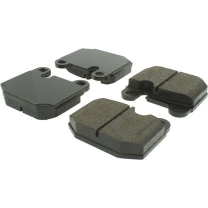 Centric Parts Disc Brake Pad Set Posi Quiet Ceramic with Shims for 1981-2011 Alfa Romeo GTV-6 Milano BMW 320i Lotus Esprit Opel 1900 Manta Tesla Roadster
