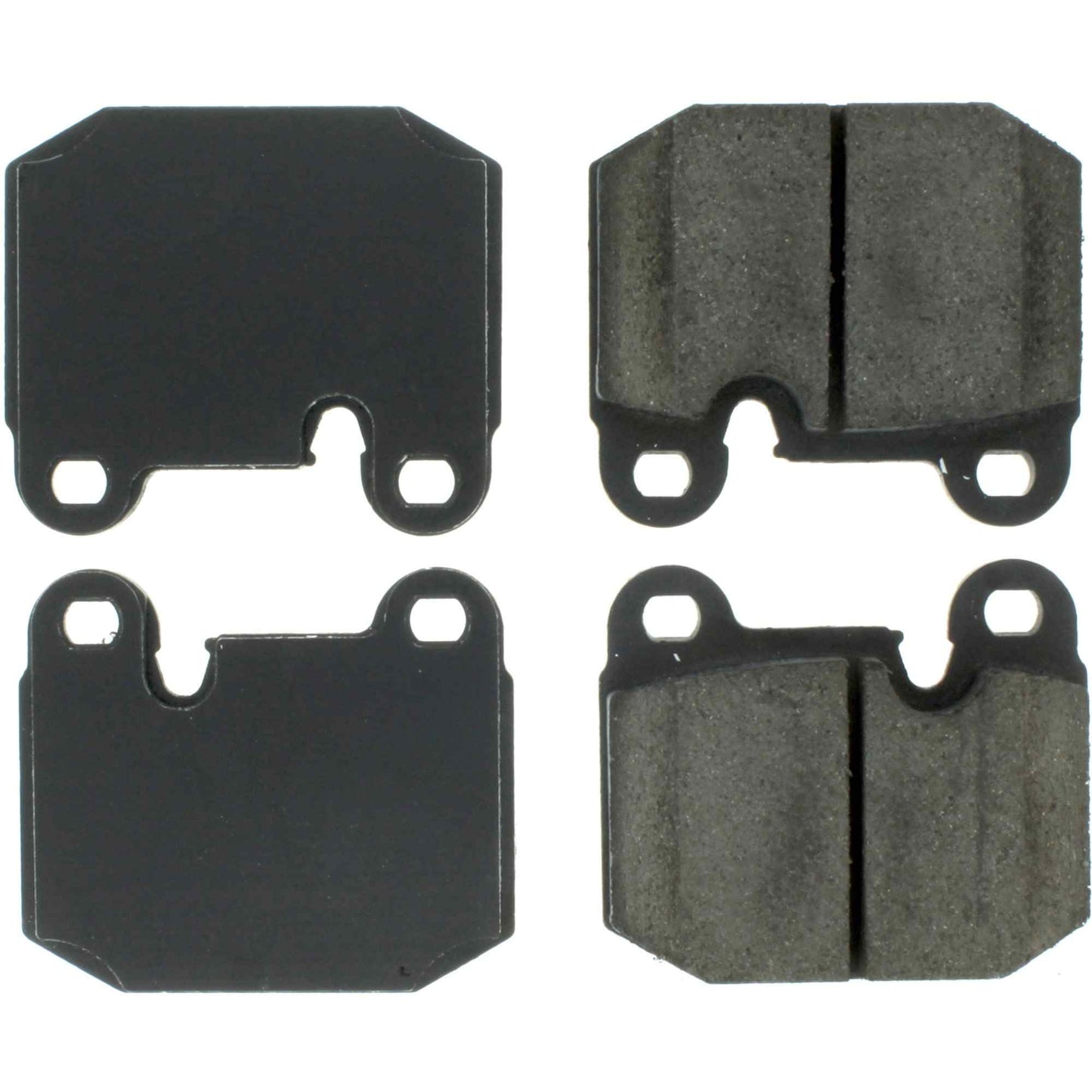 Centric Parts Disc Brake Pad Set Posi Quiet Ceramic with Shims for 1981-2011 Alfa Romeo GTV-6 Milano BMW 320i Lotus Esprit Opel 1900 Manta Tesla Roadster