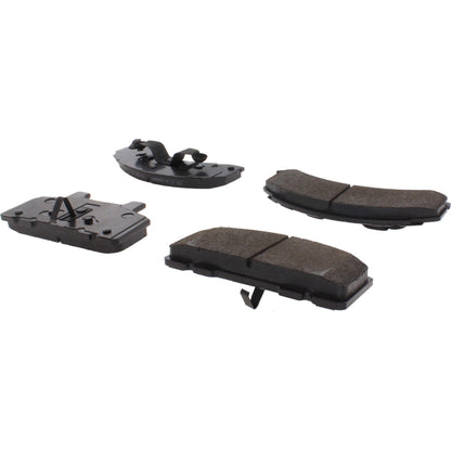 Centric Parts Disc Brake Pad Set Posi Quiet Ceramic with Shims and Hardware for 1983-1990 Buick Century Electra LeSabre Cadillac DeVille Fleetwood Chevrolet Celebrity Lumina APV Oldsmobile 98 Cutlass Ciera Cutlass Cruiser Del