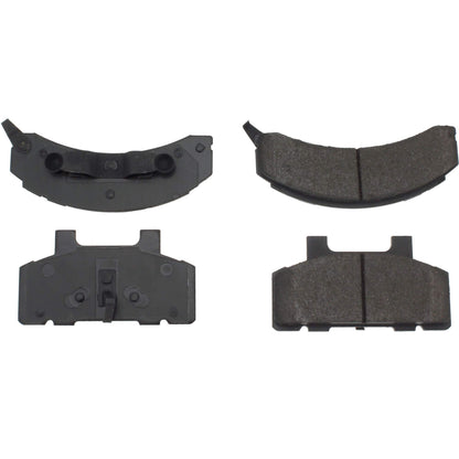 Centric Parts Disc Brake Pad Set Posi Quiet Ceramic with Shims and Hardware for 1983-1990 Buick Century Electra LeSabre Cadillac DeVille Fleetwood Chevrolet Celebrity Lumina APV Oldsmobile 98 Cutlass Ciera Cutlass Cruiser Del