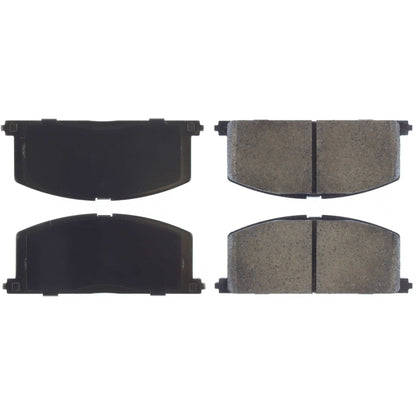 Centric Parts Disc Brake Pad Set Posi Quiet Ceramic 100% Shimmed for 1985-1999 Chevrolet Nova Geo Prizm Toyota Camry Celica Corolla MR2 Paseo Tercel 105.02420
