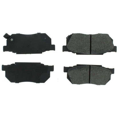 Centric Parts Disc Brake Pad Set Posi Quiet Ceramic with Shims for 1984-1999 Honda Civic CRX EV Plus Insight Prelude Wagovan 105.02560