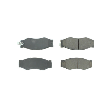 Centric Parts Disc Brake Pad Set Posi Quiet Ceramic with Shims for 1982-1997 Nissan/Infiniti Models 105.02660