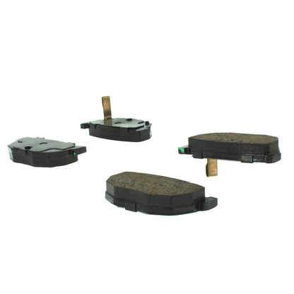 Centric Parts Disc Brake Pad Set Posi Quiet Ceramic with Shims for Nissan 200SX 1988-1992, 240SX 1998-1999, 280ZX 1983-1984, 300ZX 1986-1988, Maxima 1981-1984 105.02720