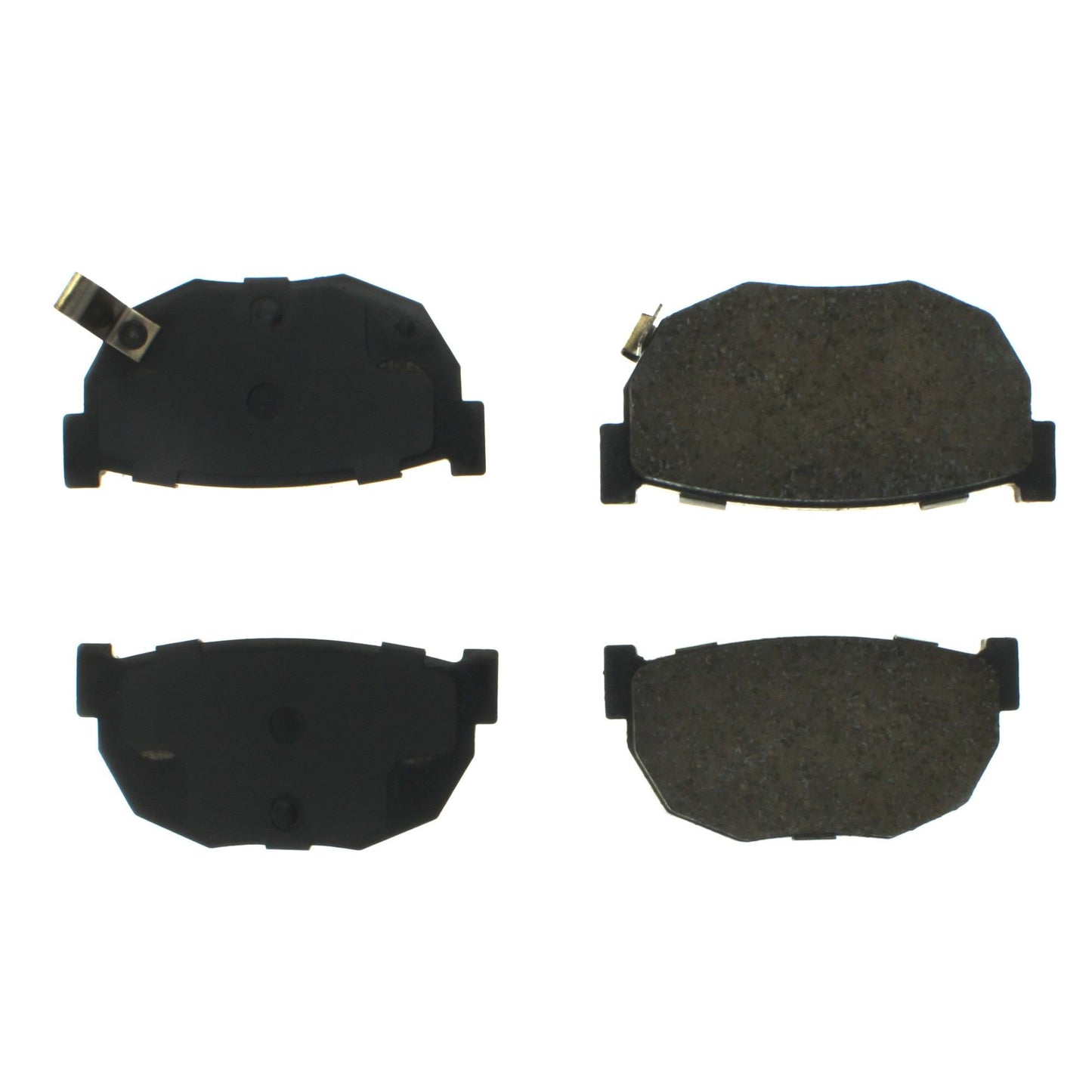 Centric Parts Disc Brake Pad Set Posi Quiet Ceramic with Shims for Nissan 200SX 1988-1992, 240SX 1998-1999, 280ZX 1983-1984, 300ZX 1986-1988, Maxima 1981-1984 105.02720