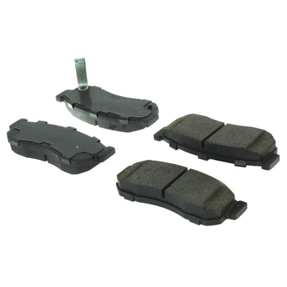 Centric Parts Disc Brake Pad Set Posi Quiet Ceramic with Shims for 1983-1992 Nissan Hikari Pulsar Sentra Tsuru Justy 105.02750