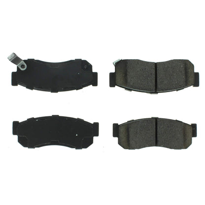 Centric Parts Disc Brake Pad Set Posi Quiet Ceramic with Shims for 1983-1992 Nissan Hikari Pulsar Sentra Tsuru Justy 105.02750