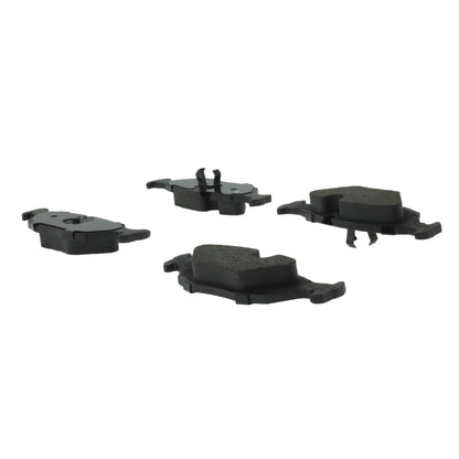 Centric Parts Disc Brake Pad Set Posi Quiet Ceramic with Shims and Hardware for 1984-1991 BMW 318i 318is 325 325e 325es 325i 325is 325iX 524td 528e 533i 535i 535is 633CSi 635CSi 105.02790