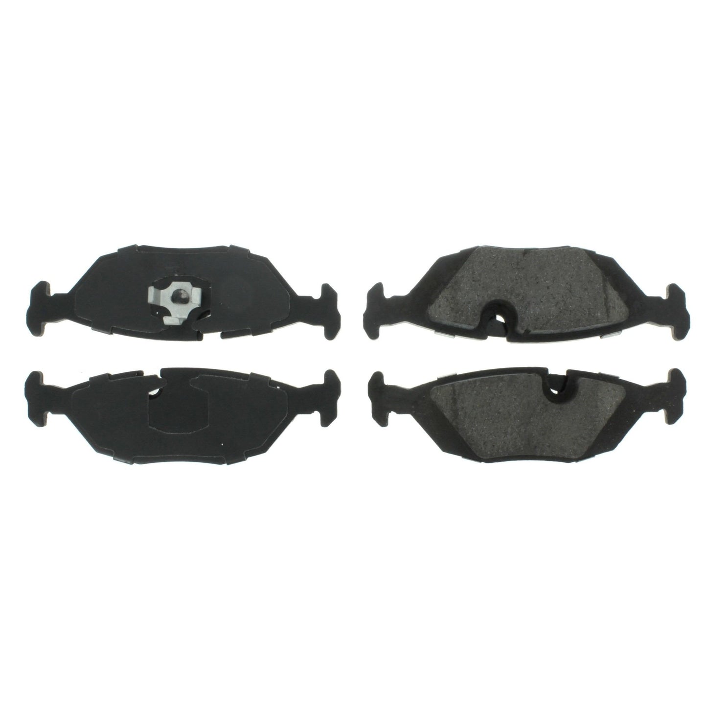 Centric Parts Disc Brake Pad Set Posi Quiet Ceramic with Shims and Hardware for 1984-1991 BMW 318i 318is 325 325e 325es 325i 325is 325iX 524td 528e 533i 535i 535is 633CSi 635CSi 105.02790