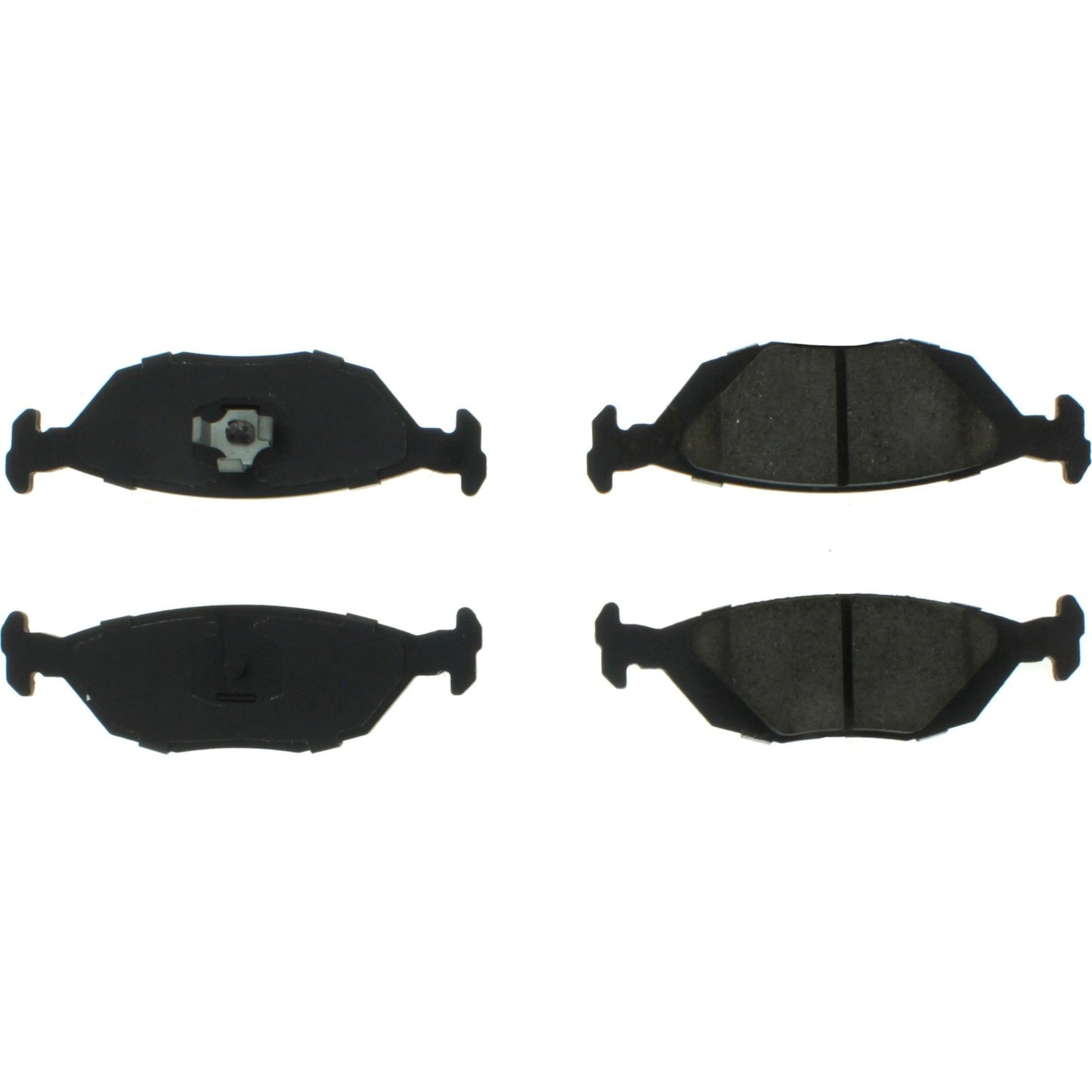 Centric Parts Disc Brake Pad Set Posi Quiet Ceramic with Shims and Hardware for Saab 900 1993-1987 Saab 9000 1998-1986 105.03220