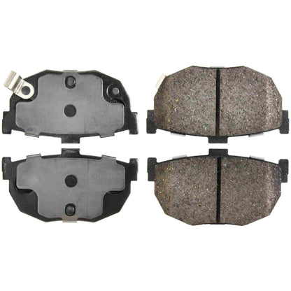 Centric Parts Disc Brake Pad Set Posi Quiet Ceramic with Shims and Hardware for 1984-1988 Nissan Maxima 105.03231