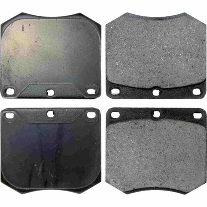 Centric Parts Disc Brake Pad Set Posi Quiet Ceramic with Shims for 1973-1986 Vehicles 105.03300