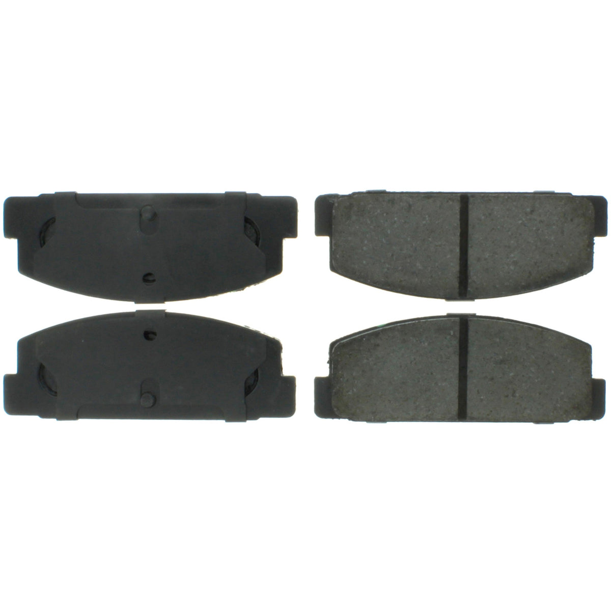 Centric Parts Disc Brake Pad Set Posi Quiet Ceramic with Shims for Mazda 6 2003-2005, Protege 2003, RX‑7 1984-1995 105.03320