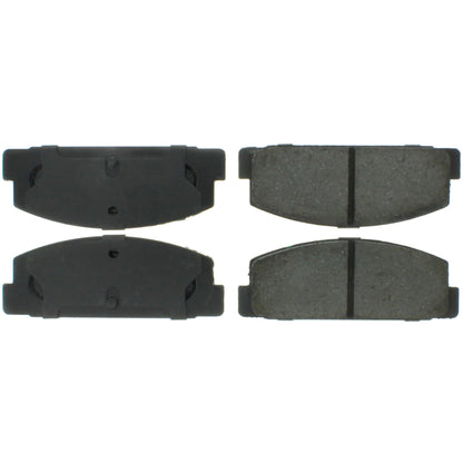 Centric Parts Disc Brake Pad Set Posi Quiet Ceramic with Shims for Mazda 6 2003-2005, Protege 2003, RX‑7 1984-1995 105.03320