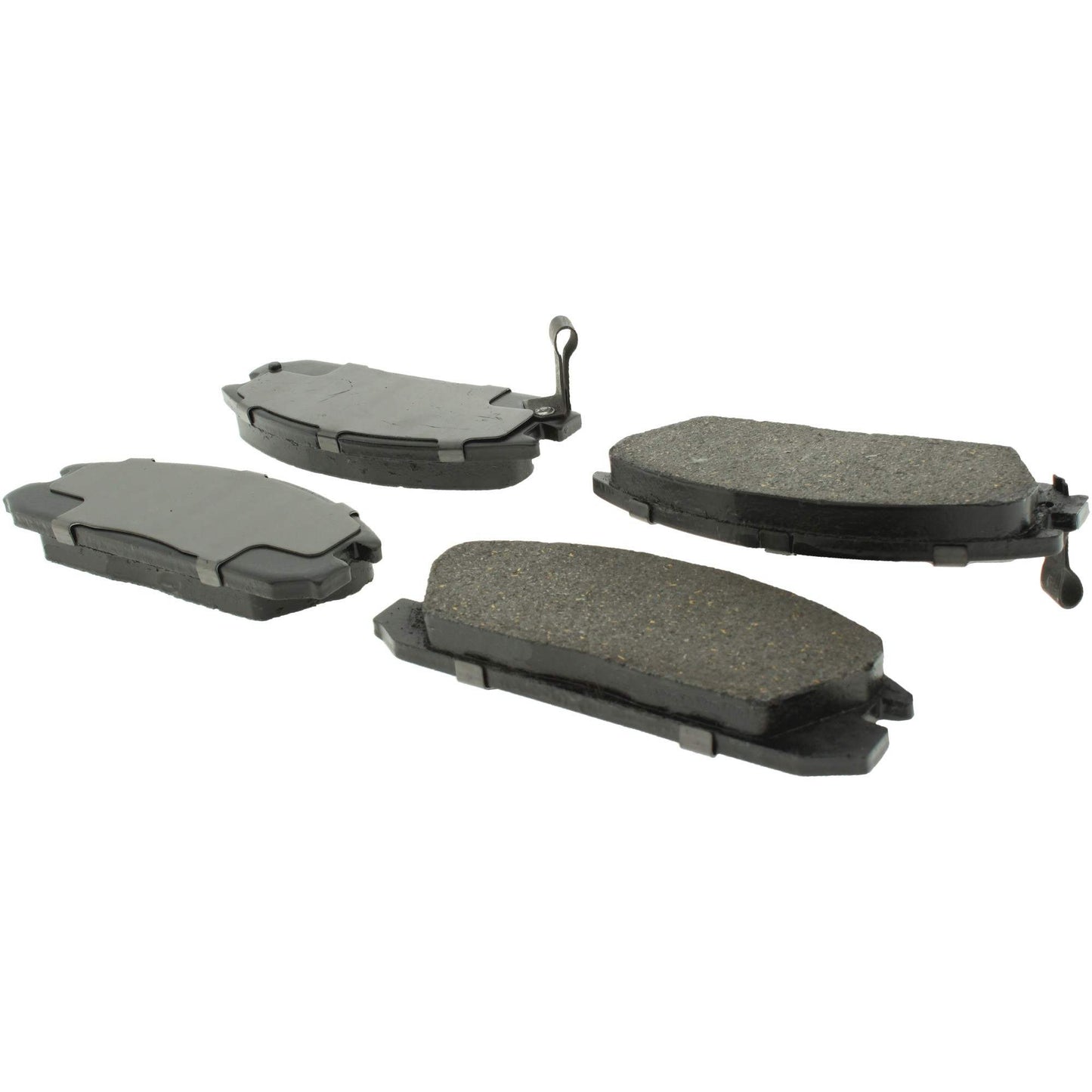 Centric Parts Disc Brake Pad Set Posi Quiet Ceramic with Shims and Hardware for 1986-1989 Acura Integra, 1986-1989 Honda Accord, 1985-1987 Prelude 105.03340