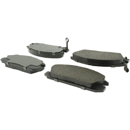 Centric Parts Disc Brake Pad Set Posi Quiet Ceramic with Shims and Hardware for 1986-1989 Acura Integra, 1986-1989 Honda Accord, 1985-1987 Prelude 105.03340