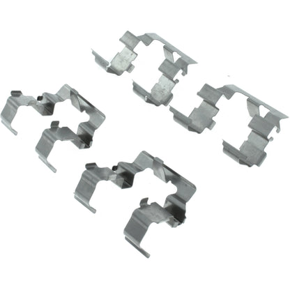 Centric Parts Disc Brake Pad Set Posi Quiet Ceramic with Shims and Hardware for 1986-1989 Acura Integra, 1986-1989 Honda Accord, 1985-1987 Prelude 105.03340