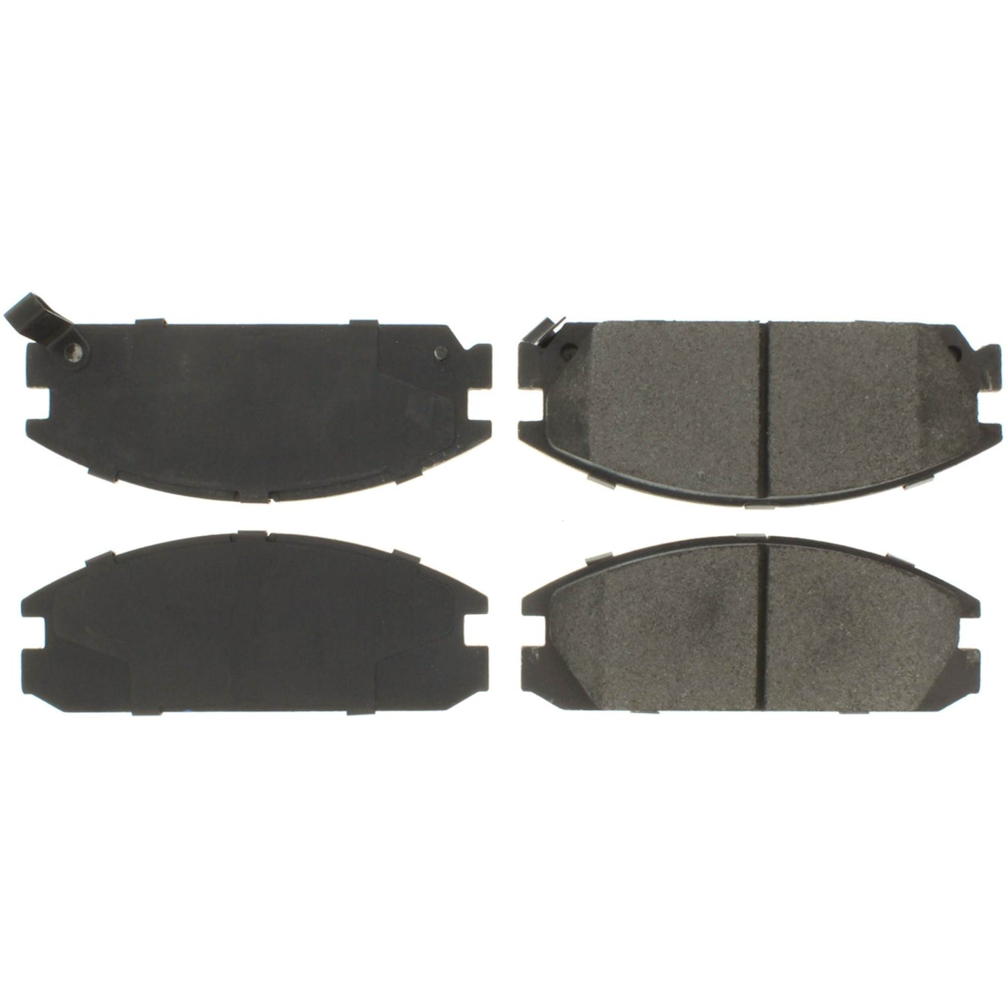 Centric Parts Disc Brake Pad Set Posi Quiet Ceramic with Shims and Hardware for 1986-1989 Acura Integra, 1986-1989 Honda Accord, 1985-1987 Prelude 105.03340